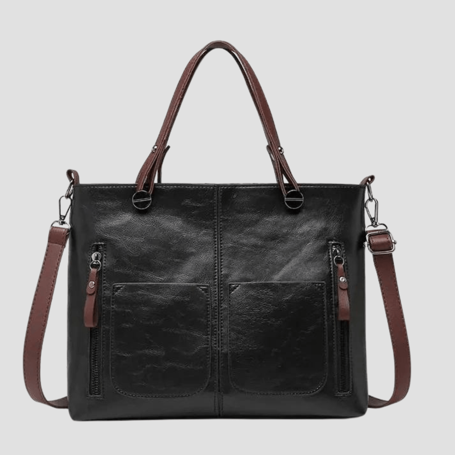 Elegante vintage Leder Schultertasche