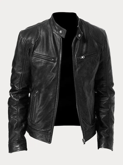 Victor Casual Lederjacke™: Zeitloses Design und Komfort