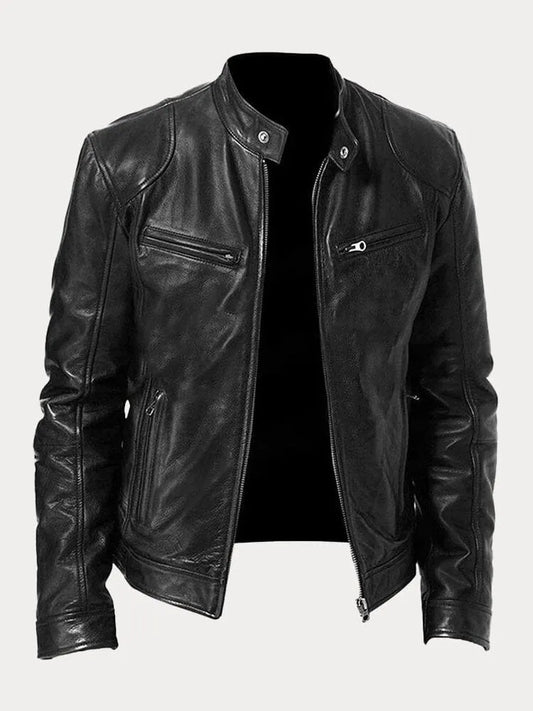 Victor Casual Lederjacke™: Zeitloses Design und Komfort