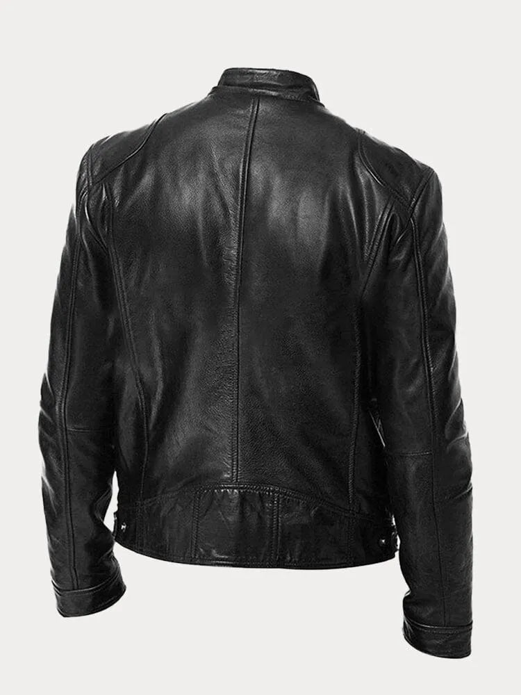 Victor Casual Lederjacke™: Zeitloses Design und Komfort
