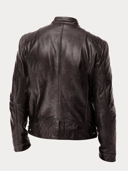 Victor Casual Lederjacke™: Zeitloses Design und Komfort