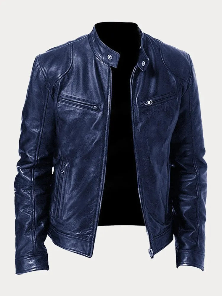 Victor Casual Lederjacke™: Zeitloses Design und Komfort