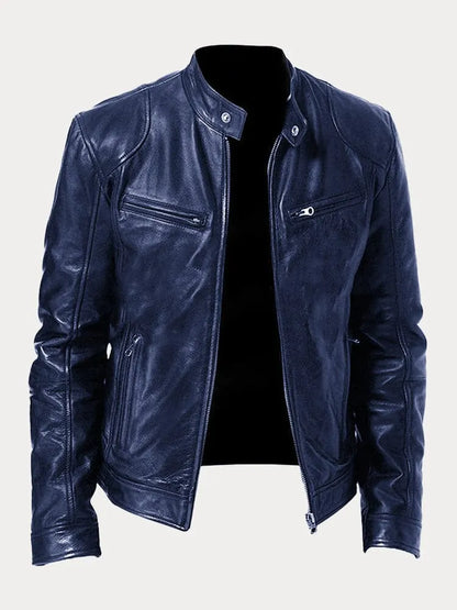 Victor Casual Lederjacke™: Zeitloses Design und Komfort