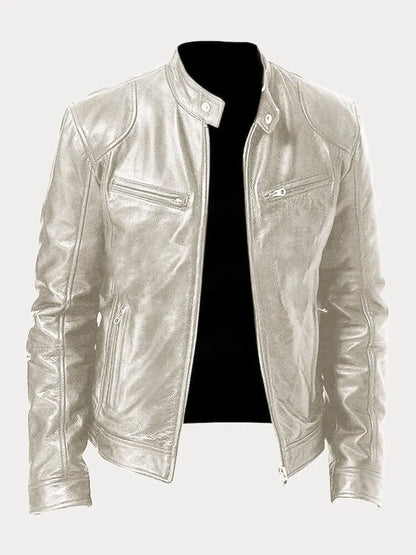 Victor Casual Lederjacke™: Zeitloses Design und Komfort