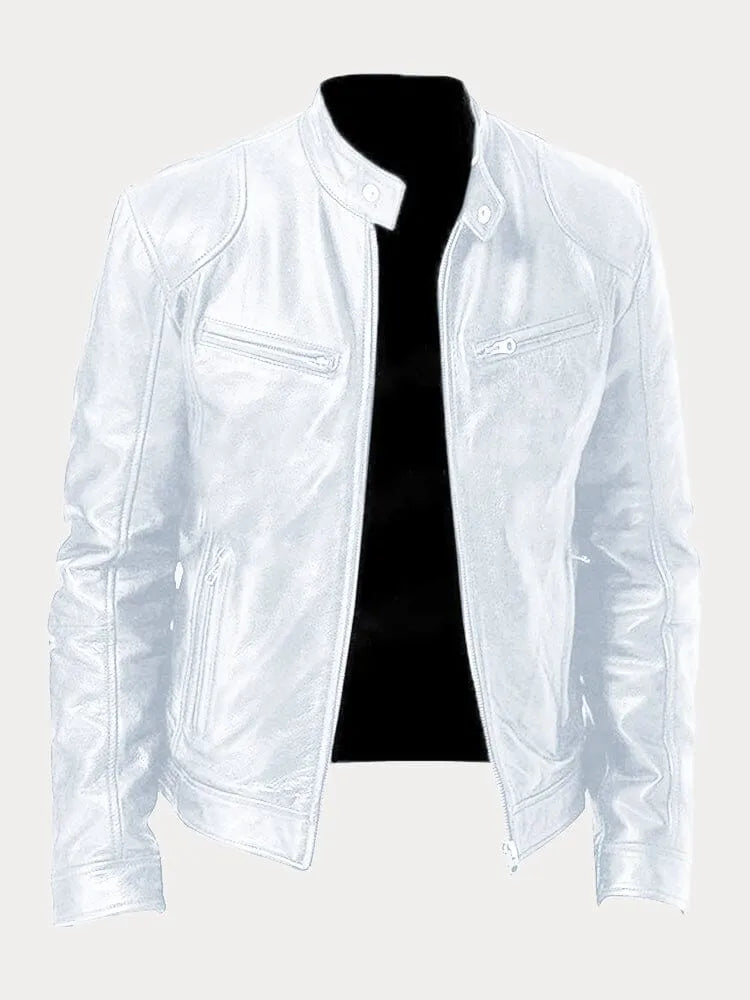 Victor Casual Lederjacke™: Zeitloses Design und Komfort