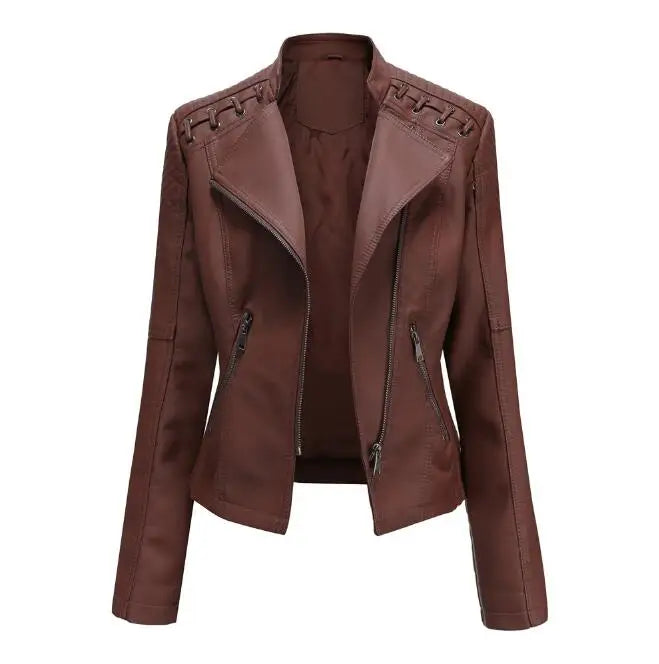 Samantha | Stylish Leather Jacket