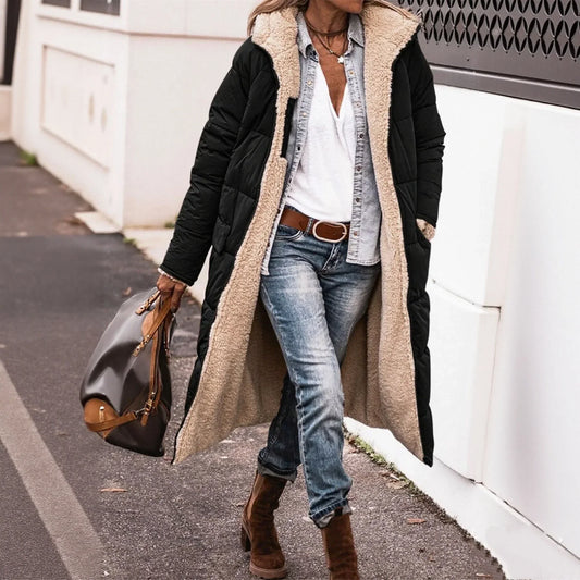 Adele™ – Warme gesteppte Jacke mit Kapuze
