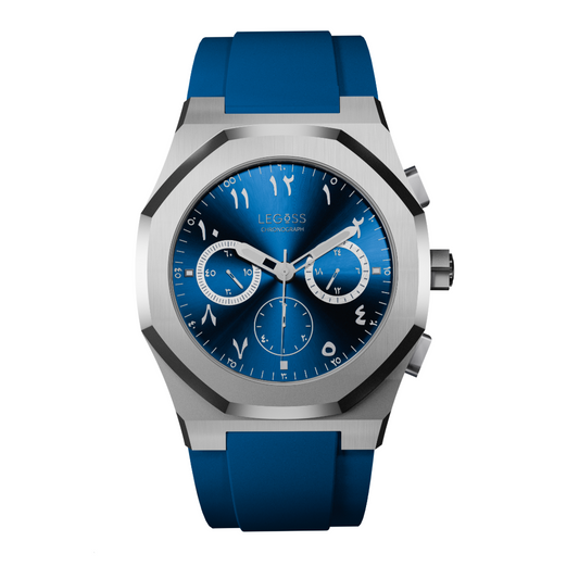 LEGOSS Uhr Blau Edition Arabische Zahlen