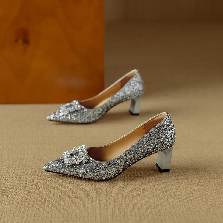 Solenza™| Gloria Glitter Pumps