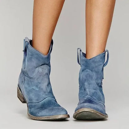 Vintage Cowboy-Stiefeletten
