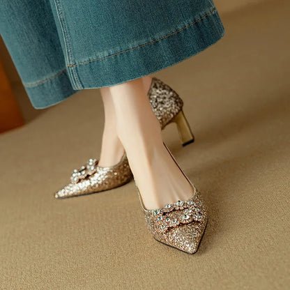 Solenza™| Gloria Glitter Pumps