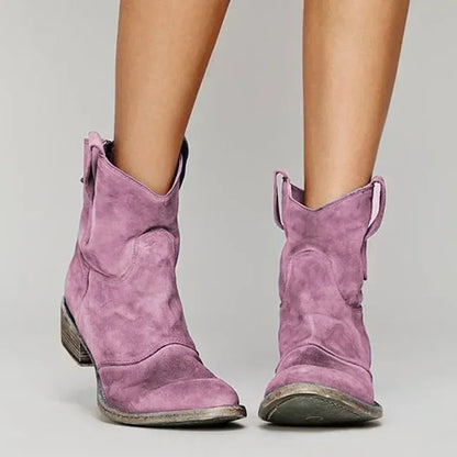 Vintage Cowboy-Stiefeletten