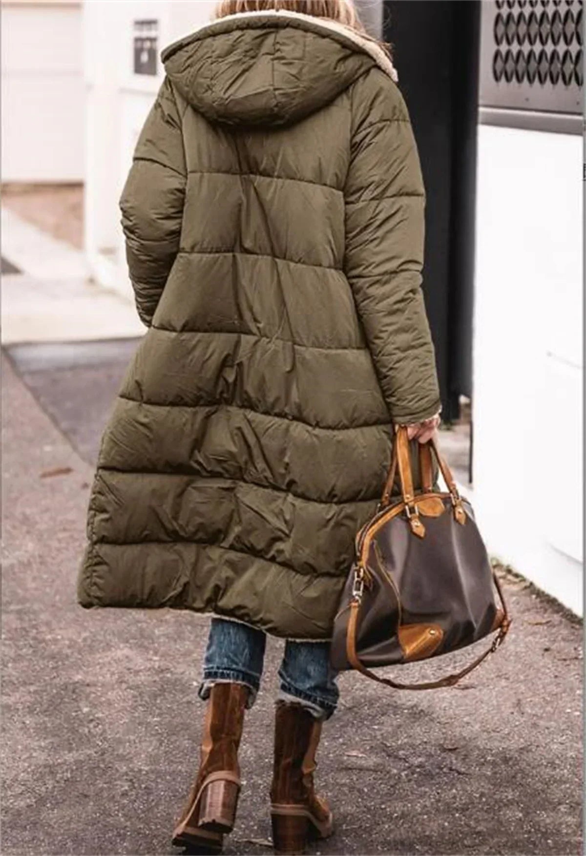 Adele™ – Warme gesteppte Jacke mit Kapuze