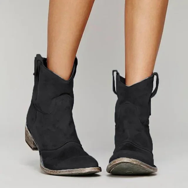 Vintage Cowboy-Stiefeletten