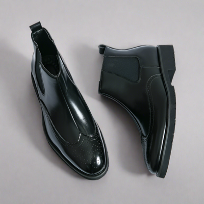 Dwight | Kunstleder-Chelsea-Stiefel