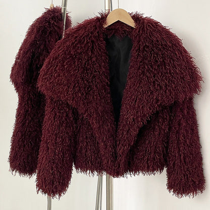 Sofia Amoretti Cozy Curl Kunstfellmantel