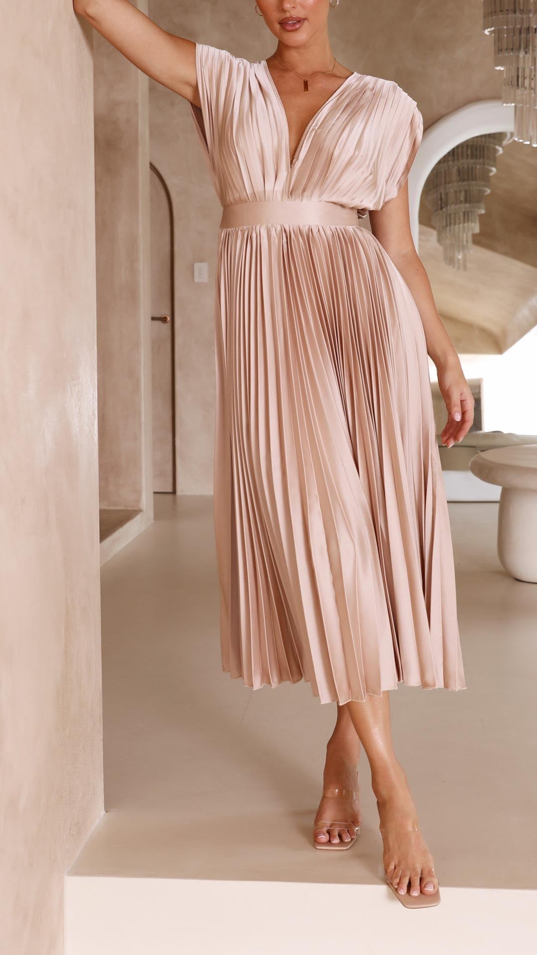 THARAH | Elegantes Faltenkleid