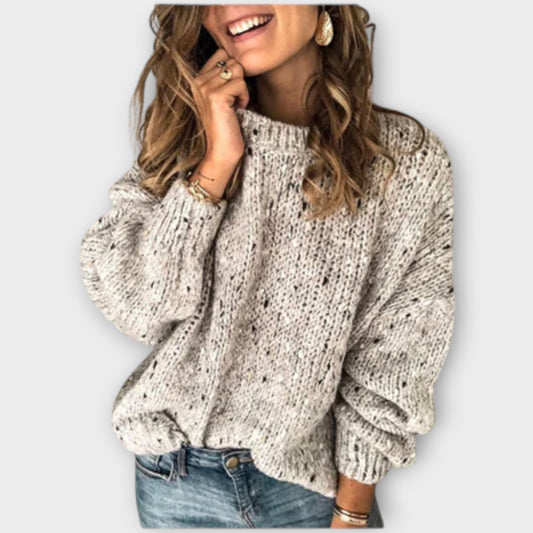 Gina - Gemütlicher Retro-Strickpullover