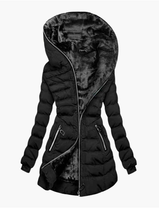Gina | Daunenjacke mit Fellfutter