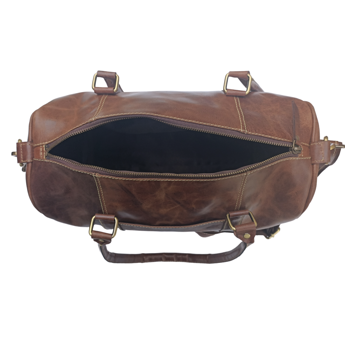 Crazy Horse Leder Mini Duffel Tasche