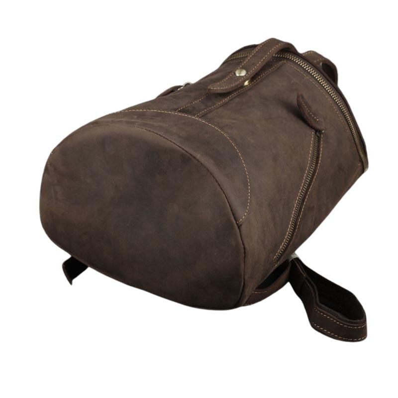 Vintage Leder Rucksack Tasche College