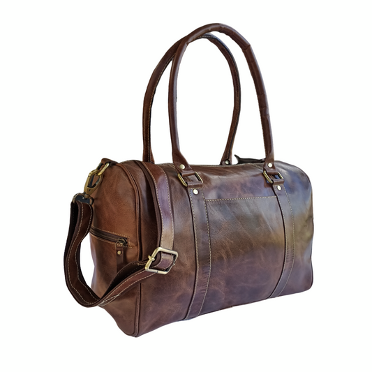 Crazy Horse Leder Mini Duffel Tasche