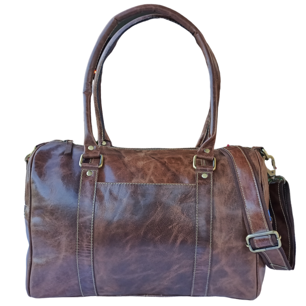 Crazy Horse Leder Mini Duffel Tasche