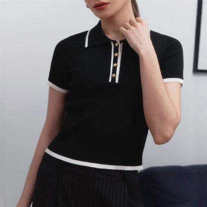 Valentina Rossi Rippstrick-Top