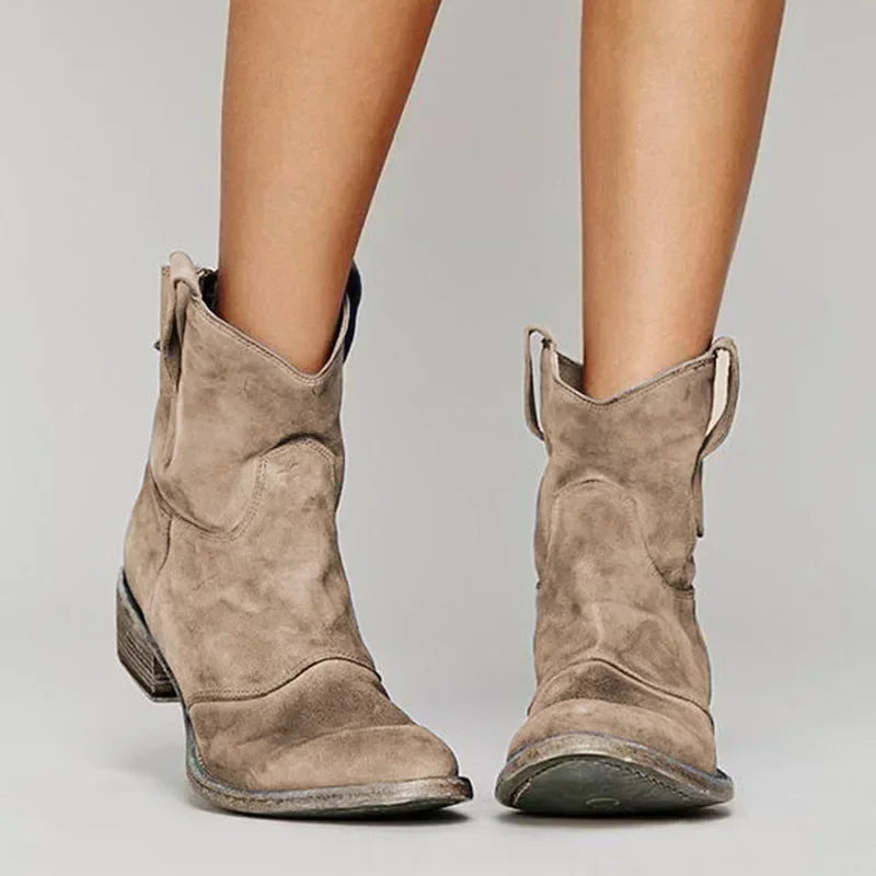 Vintage Cowboy-Stiefeletten