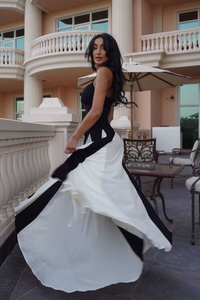 Eliana | Maxikleid mit Paneelen