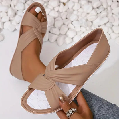 Luzia | Bequeme orthopädische Sandalen mit Schleifen-Design