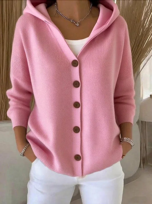 Nylah – Bequeme Langarm-Strickjacke