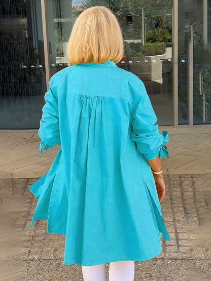 Lucia™ - Tunika-Shirt mit Knopfleiste