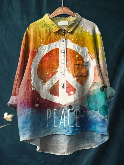 Friedens Hippie Kunst Shirt