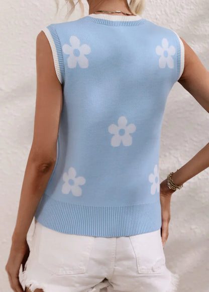 Daisy Delight Strickweste