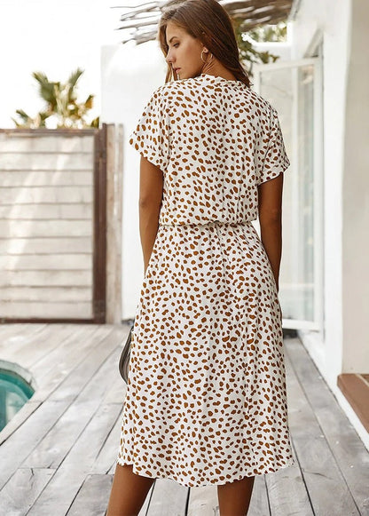 BENEDICTA I VINTAGE GEDRUCKTES KLEID