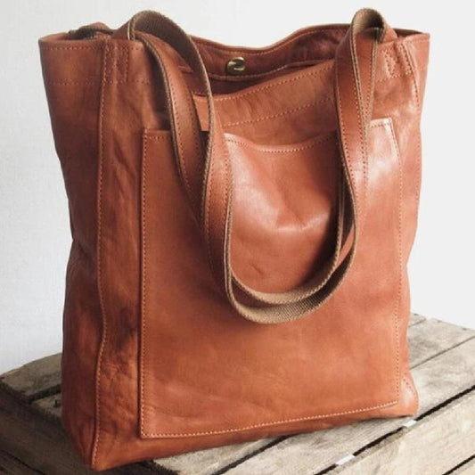 Ella™ | Klassische Leder-Tote