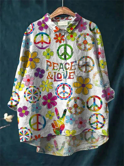 Friedens Hippie Kunst Shirt