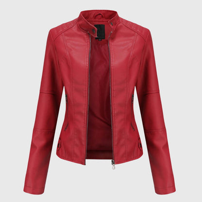 Giorgina™ – Stilvolle Lederjacke für Damen