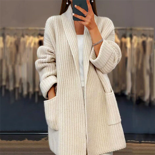 Yenna – Strickjacke mit Taschen