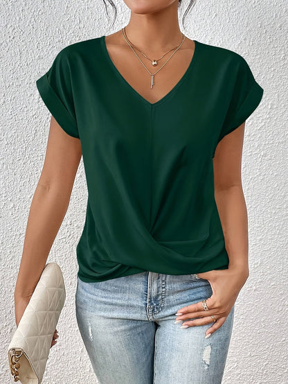 MELIA | CASUAL T-SHIRT MIT HERZAUSSCHNITT