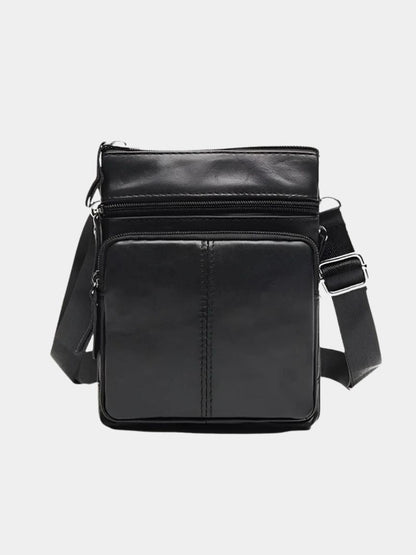 Crossbody Lederschultertasche - Kreuz & Krone