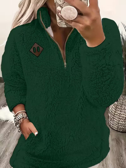 Humera™ | Eleganter Reißverschluss-Pullover+