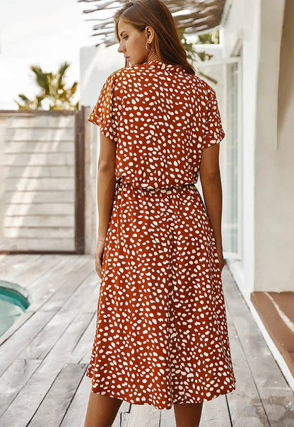 Edith | Elegantes Kleid mit V-Ausschnitt