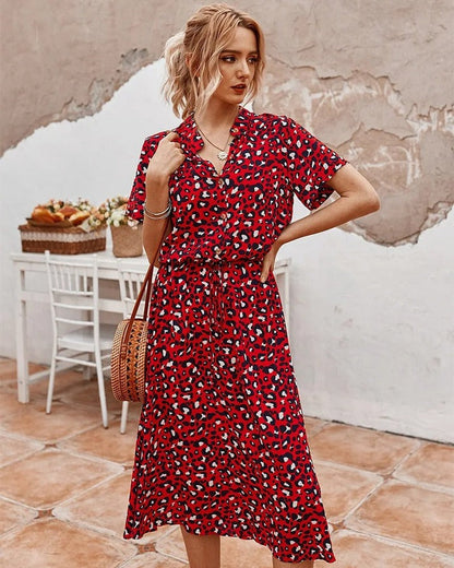 Edith | Elegantes Kleid mit V-Ausschnitt