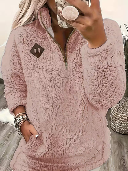 Humera™ | Eleganter Reißverschluss-Pullover+