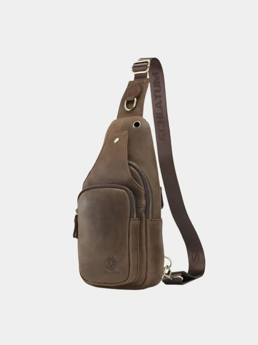 Essentielle Ledertasche - Kreuz & Krone