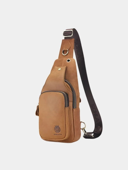 Essentielle Ledertasche - Kreuz & Krone