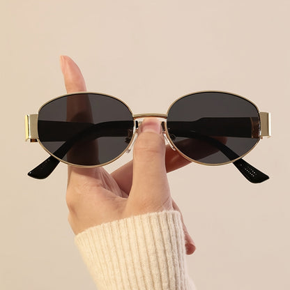 GLAM – Edelstahl-Ovalbrille mit Polarizer