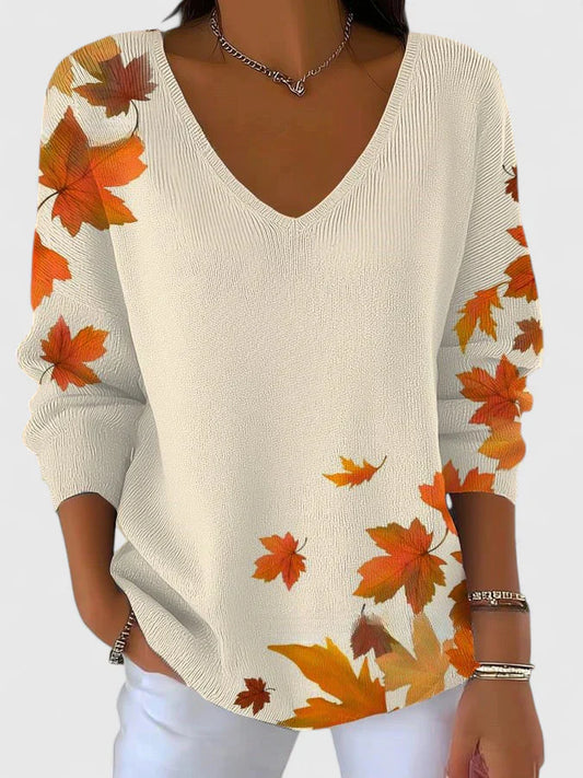 Sera | Eleganter V-Ausschnitt-Pullover